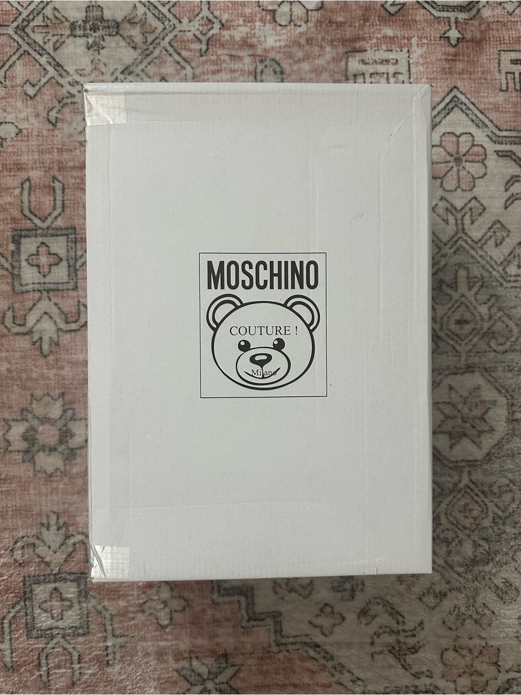 Nwt Moschino Terry Cloth Teddy Bubble Sneakers - Pink